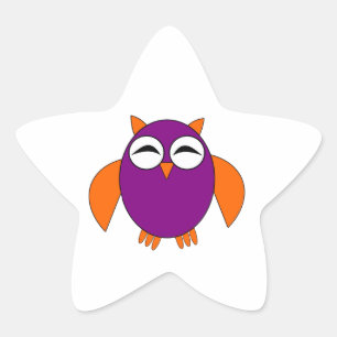 Niedliche Halloween-Aufkleber Stern-Aufkleber