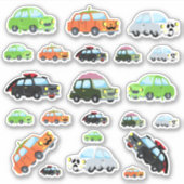Niedliche Halloween-Autos Aufkleber (Vorderseite)
