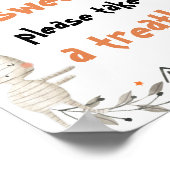 Niedliche Halloween Baby Dusche Babys sind süßes Z Poster (Ecke)