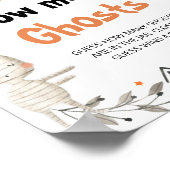 Niedliche Halloween-Babydusche schätzt wie viele G Poster (Ecke)