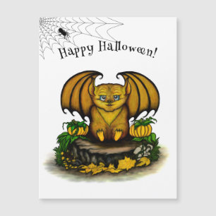 Niedliche Halloween-Bat-Magnetkarte Magnetkarte