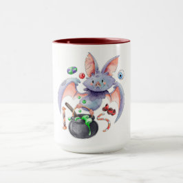 Niedliche Halloween-Bat-Tasse Tasse