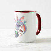 Niedliche Halloween-Bat-Tasse Tasse (VorderseiteRechts)