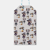 Niedliche Halloween-Begleithefte Geschenkanhänger (Vorderseite)