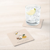 Niedliche Halloween Blush Ghost Little Boo Baby Du Rechteckiger Pappuntersetzer (Vor Ort)