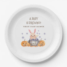 Niedliche Halloween Bunny Pumpkin Baby Dusche