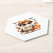 Niedliche Halloween Cat � Kawaii Hexe Kitty mit Pu Untersetzer (angewinkelt)