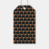 Niedliche Halloween Cat und Pumpkin Custom Geschenkanhänger (Rückseite)