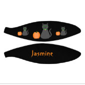 Niedliche Halloween Cat und Pumpkin Custom Mini Basketball (Panele)