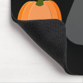 Niedliche Halloween Cat und Pumpkin Mousepad (Ecke)