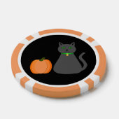 Niedliche Halloween Cat und Pumpkin Pokerchips (Einzeln)