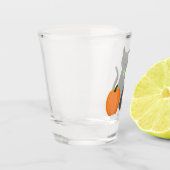 Niedliche Halloween Cat und Pumpkin Schnapsglas (Links)
