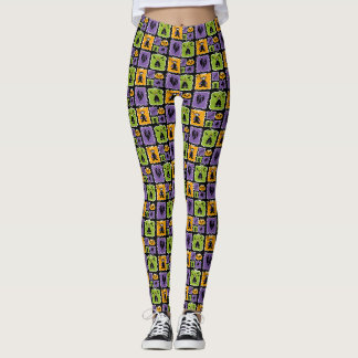 Niedliche Halloween-Charaktere kleine Vampire & He Leggings