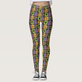 Niedliche Halloween-Charaktere kleine Zombies Leggings