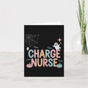 Niedliche Halloween Charge Krankenpflege 1 Karte