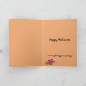 Niedliche Halloween-Chihuahua-Karte Karte (Innenseite)