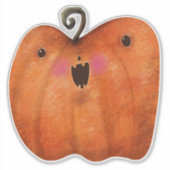 Niedliche Halloween-Dekoration Spookkin Pumpkin Aufkleber (Vorderseite)