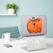 Niedliche Halloween-Dekoration Spookkin Pumpkin Aufkleber (Laptop auf Schreibtisch)