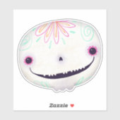 Niedliche Halloween Dekoration Spooky Sugar SKull Aufkleber (Blatt)