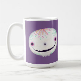 Niedliche Halloween Dekoration Spooky Sugar SKull Kaffeetasse