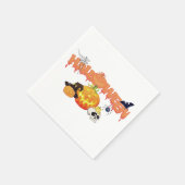 Niedliche Halloween-Dekorationen Serviette (Ecke)