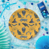 Niedliche Halloween-Designpapier-Teller Pappteller (Party)