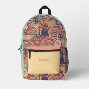 Niedliche Halloween-Disco Bedruckter Rucksack