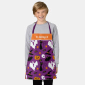 Niedliche Halloween-Elemente für Kinder Personalis Schürze (Getragen)