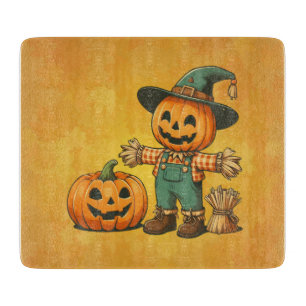 Niedliche Halloween/Fall-Kürbis Schneidebrett