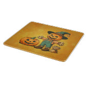 Niedliche Halloween/Fall-Kürbis Schneidebrett (Ecke)