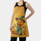 Niedliche Halloween/Fall-Kürbis Schürze (InSitu)