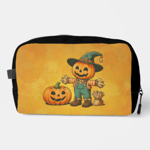 Niedliche Halloween/Fall-Kürbis Waschbeutel