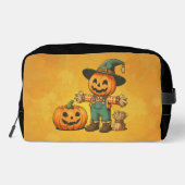 Niedliche Halloween/Fall-Kürbis Waschbeutel (Rückseite)