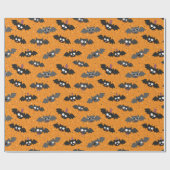 Niedliche Halloween-Fledermäuse mit Sonnenbrille u Geschenkpapier (Flach)