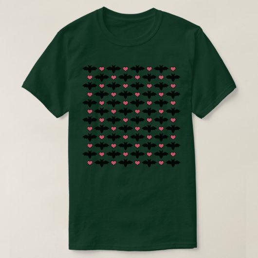 Niedliche Halloween-Fledermäuse T-Shirt (Design vorne)