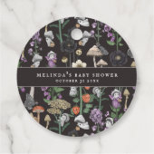 Niedliche Halloween-Flüchtige Blick-a-Boo-Kinderdu Geschenkanhänger (Rückseite)