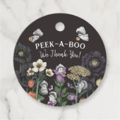 Niedliche Halloween-Flüchtige Blick-a-Boo-Kinderdu Geschenkanhänger (Vorderseite)