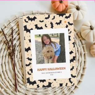 Niedliche Halloween-Fotokarte