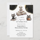 Niedliche Halloween Fun-Party Einladung (Vorderseite)