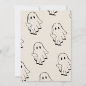 Niedliche Halloween Games Boo Neighbour Game Card Einladung (Rückseite)