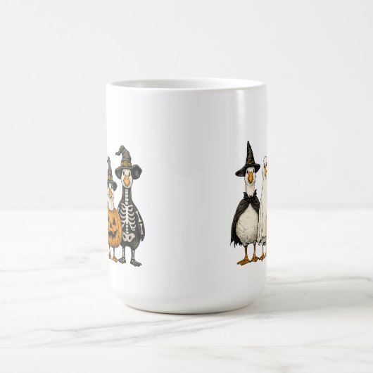 Niedliche Halloween-Gänsehaut | Hexe Ghost Pumpki Kaffeetasse (Mittel)