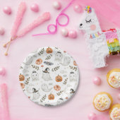 Niedliche Halloween-Geburtstagspapier-Teller Pappteller (Party)