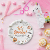 Niedliche Halloween-Geburtstagspapier-Teller Pappteller (Party)