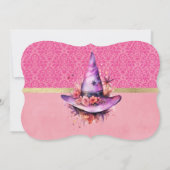 Niedliche Halloween-Geburtstagsparty Einladung (Rückseite)