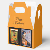Niedliche Halloween-Gefallen-Box, Vintages Hallowe Geschenkschachtel (Geöffnet)