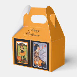 Niedliche Halloween-Gefallen-Box, Vintages Hallowe Geschenkschachtel