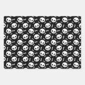 Niedliche Halloween-Geist- und Skulls-Muster Geschenkpapier Set (Vorderseite 3)