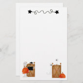 Niedliche Halloween-Geister Briefpapier (Vorne/Hinten)