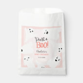 Niedliche Halloween-Geister Rosa-Babydusche Geschenktütchen (Vorderseite)