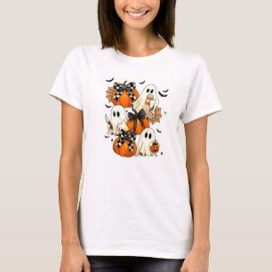 Niedliche Halloween-Geister und Pumpkins-T - Shirt